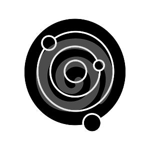 Copernican system Vector icon which can easily modify or edit