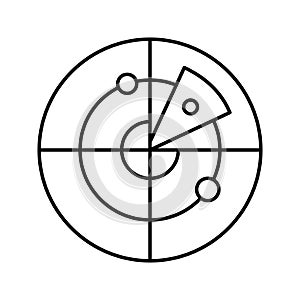 Copernican system, Vector icon which can easily modify or edit