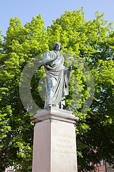 Copernicus Monument in Torun, Poland