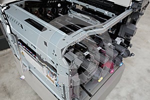 Copier carcass under repair