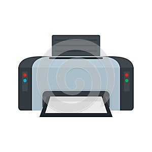 Copier printer icon, flat style