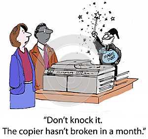 The Copier Works Like Magic from Merlin