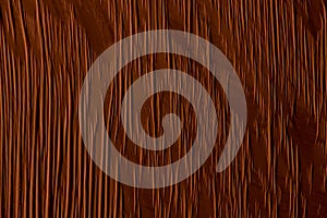 Copper abstract plastic foil background with 3d effect and bubbles