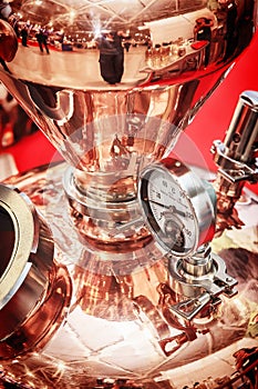 Copper alembic for making alcohol