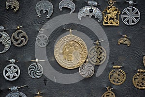 Copper amulets