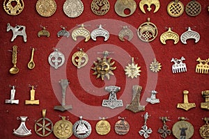 Copper amulets photo