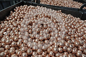 Copper ball, copper column, copper bead processing and production
