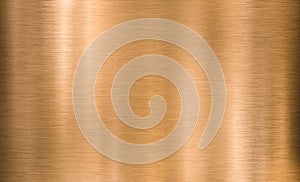 Copper or bronze brushed metal background or texture