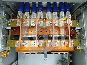 Copper busbar high current power electrical power in cabinet rectifier