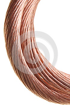 Copper cable, non-ferrous metals photo