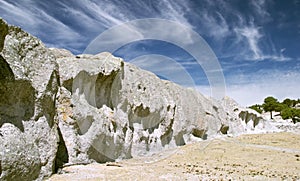 Rame la roccia formazione 