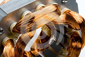 Copper Coils from Electric Motor photo