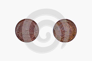 Copper coin 1 penny 1924