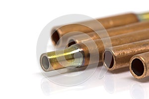 Copper connection pipe of Air-conditioner or Refrigerant system.