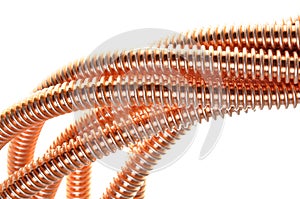 Copper corrugated pipe