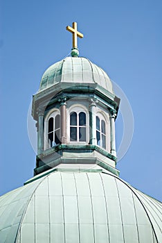 Copper Cupola with Cross