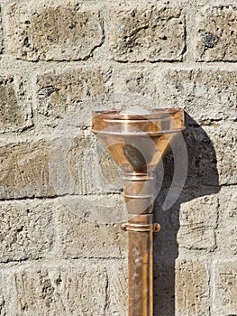 Copper drainpipe
