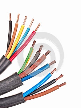 Copper electric wires