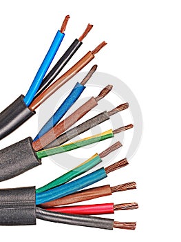 Copper electric wires