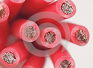 Copper electric wires