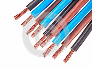 Copper electric wires