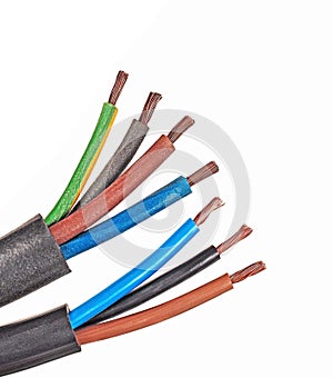 Copper electric wires