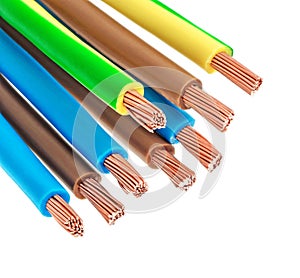 Copper electric wires