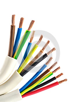 Copper electric wires