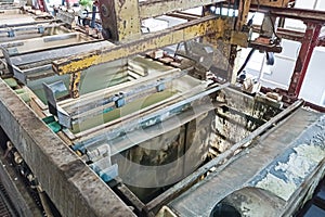 Copper electroplating machine for printed circuit boards