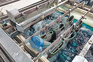 Copper electroplating machine for printed circuit boards