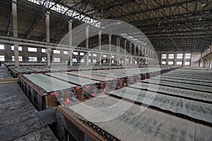 Copper factory drying copper