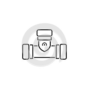 copper, fitting plumbing icon. Element of plumbing and heating icon for mobile concept and web apps. Detailed copper, fitting