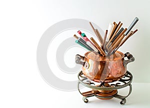 Copper Fondue Pot