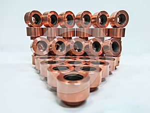 Copper is forged to be used to connect steels to each other. in the automotive industry