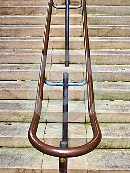 Copper Hand Rails and Steps