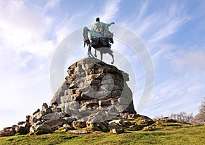 The Copper Horse Statue in Windsor Park