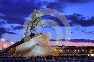 Copper horseman. St. Petersburg.