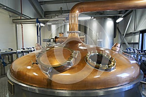 A Copper mash tun in a Scotch whisky distillery