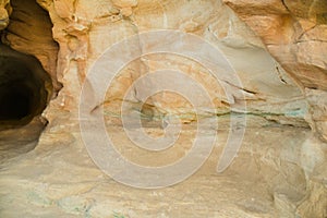 Copper mines, Timna national park, Israel photo