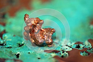 Copper nugget photo