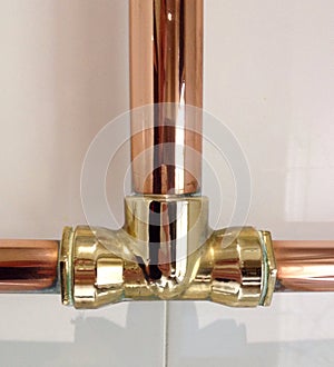 Copper Pipe T Joint fitting