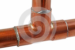 Copper pipework