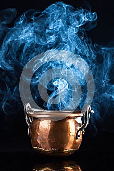 Copper Pot and Smoke