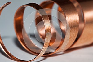 Copper shavings