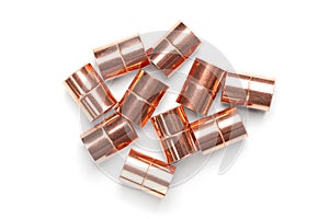 Copper sleeves, weld-in sockets, soldering fittings, and connectors for installation