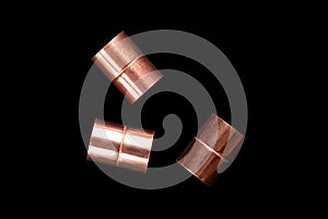 Copper sleeves, weld-in sockets, soldering fittings, and connectors for installation