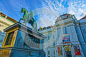 Copper statue of the city of Vienna (Joseph II)