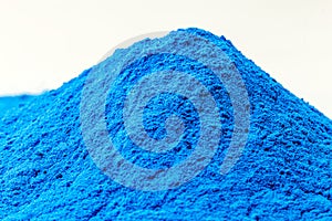 Copper sulfate  a chemical compound  works as an algaecide. Used in swimming pools  agriculture and gardening use the mineral