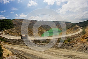 Copper surface mining