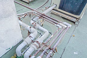 Copper tube of compressor